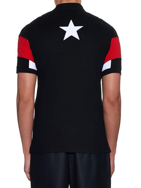 givenchy stars and stripes polo